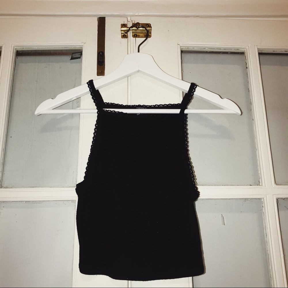 Black Crop Top